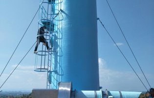 Stripping tower handles Nitrogen in wastewater